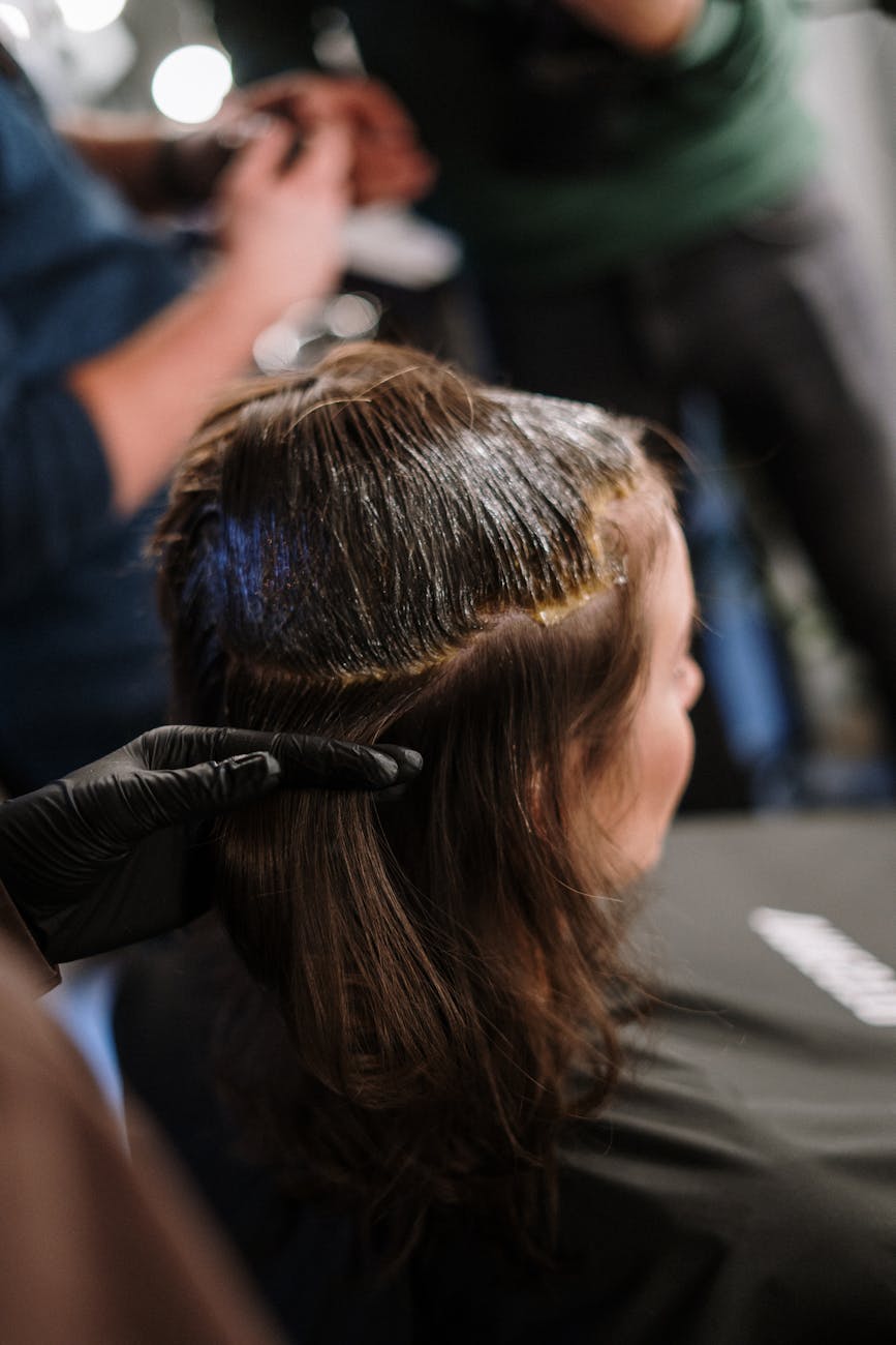 Professionelle Haarfärbung